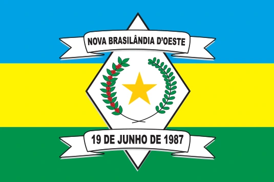 Bandeira de NOVA BRASILÂNDIA D'OESTE