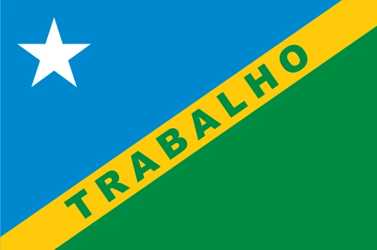 Bandeira de SANTA LUZIA D'OESTE