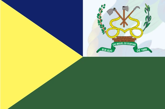 Bandeira de SÃO MIGUEL DO GUAPORÉ